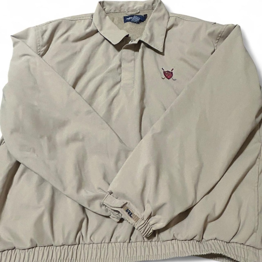 Vintage Polo Ralph Lauren tan golf jacket Size XXL #golfwear #preppy
